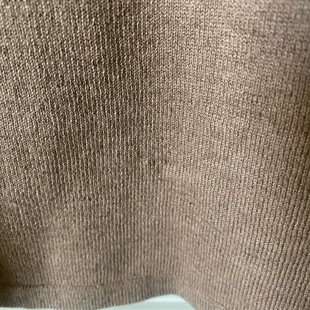 Multiples Brown Knit Tank Top with Textured Shoulder Panels - Picture 7 of 7